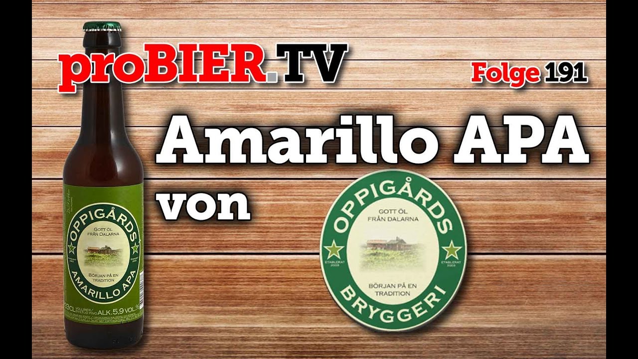 American Pale Ale aus Schweden – Oppigards Amarillo