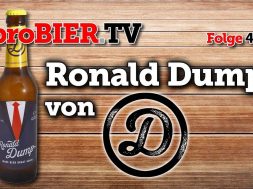 Bier gegen Populismus: Ronald Dump von Dump-Beer