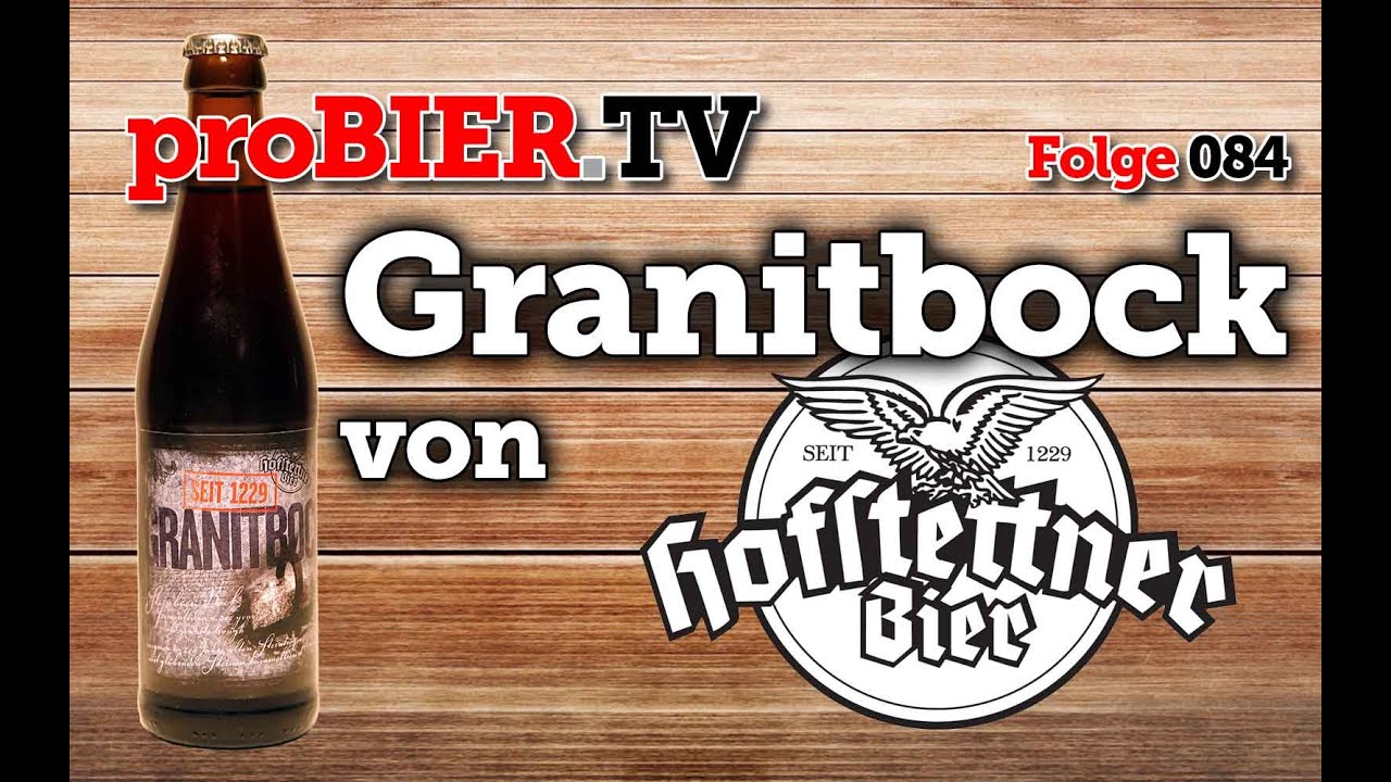 Bock beißt auf Granit – Granitbock der Brauerei Hofstetten