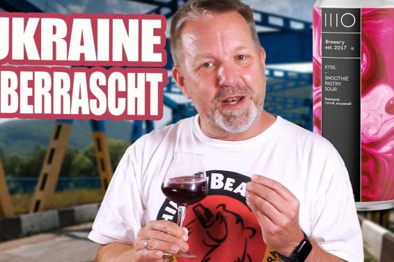 Krasse Farbe! Aber schmeckt dieses Ukraine-Bier? 🟡🔵
